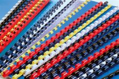 Zdjęcie Argo Kobra Grzbiet plastikowy 8mm niebieski 100szt. - Frampol