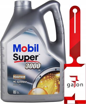 Mobil Super 3000 X1 5W 40 5l S15754179 - opinie i ceny na Ceneo.pl