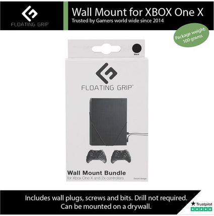 Floating Grip wall mount Bundle Black Xbox One X