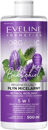 Eveline Cosmetics Organic Bakuchiol Płyn Micelarny Do Twarzy 500 ml (634306)