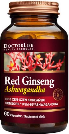 Doctor Life Red Ginseng Ashwagandha, 60 kaps