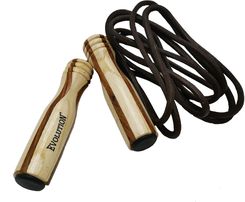 Zdjęcie Evolution Professional Equipment Skakanka Bokserska Skórzana Beżowy - Łeba