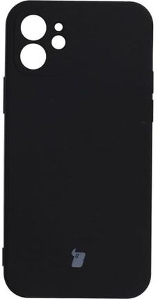 Bizon Etui Case Silicone iPhone 12 Czarne