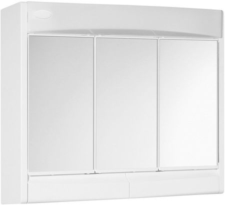 Saphir Szafka Z Lustrem 60X51X18Cm Jarzeniówka T8 1X15W Biały Plastik 591322 19507