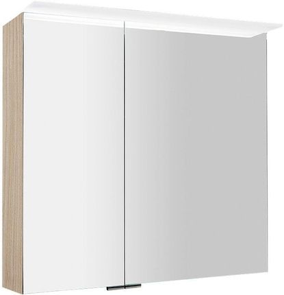 Linex Szafka Z Lustrem Oświetlenie Led 80X70X15Cm Wiąz Bardini Lx080 0013 N8117