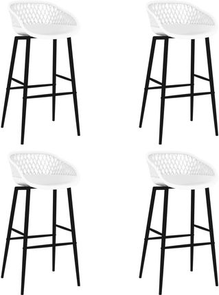 Lumarko Krzesła Barowe 4Szt. Białe 98500