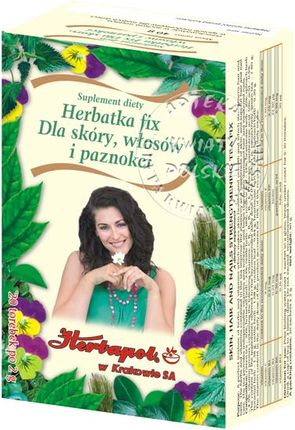 Herbapol HERBAPOL KRAKÓW FIX herbatka dla skóry włosów i paznokci 20 saszetek