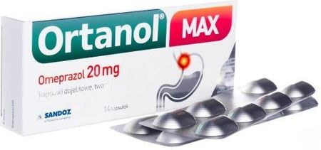 Ortanol Max 20mg 14 tabletek