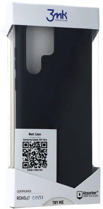 3Mk Etui Matt Case Samsung Galaxy S22 Ultra 5G Czarne