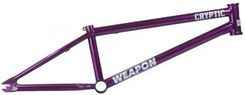 Cryptic Bmx Weapon Rama 20.5 Purple Haze - Ramy rowerowe