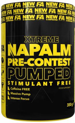 Fa Xtreme Napalm Pre-Contest Pumped Stimulant Free 350G 