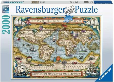 Ravensburger Puzzle 2000El. Dookoła Świata (168255)
