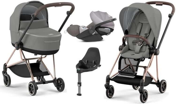 cybex MIOS PLATINUM グレー Wózek Cybex Platinum Mios 3.0 Soho Grey Głęboko Spacerowy +