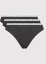 Tommy Hilfiger Komplet 3 par stringów UW0UW02829 Czarny