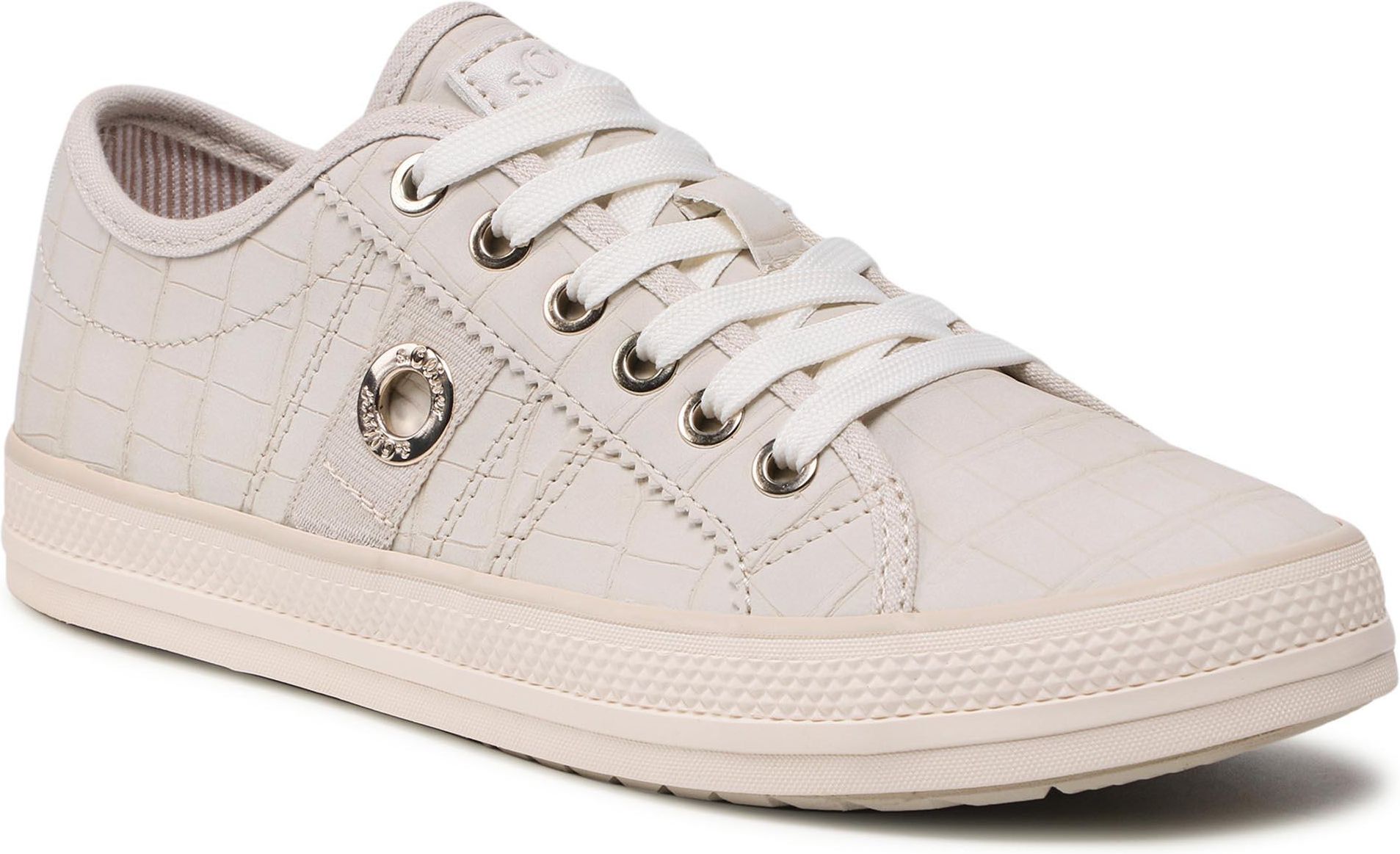 S.Oliver Zapatillas Para Mujer 5 5 23640 28, Crema, 24 Cm