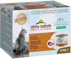 Almo Nature Natural Light Meal Kurczak I Tuńczyk 4X50G