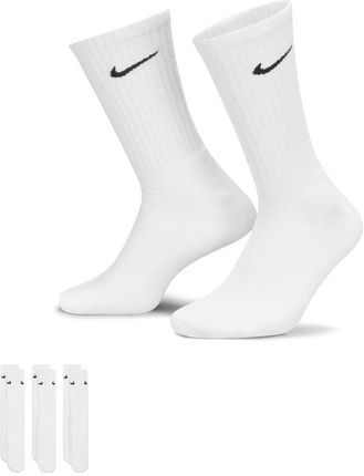 Nike Klasyczne Skarpety Treningowe Cushioned 3 Pary Biel