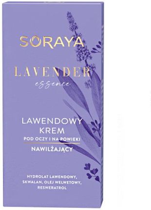 Soraya Lavender Essence Lawendowy Krem Pod Oczy Nawilżający 15Ml