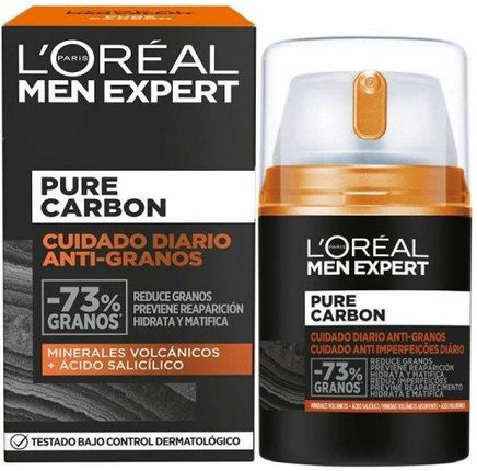 L'Oreal Make Up Krem Oczyszczający Men Expert Pure Carbon Nawilżający Matujący Przeciwtrądzikowy 50Ml