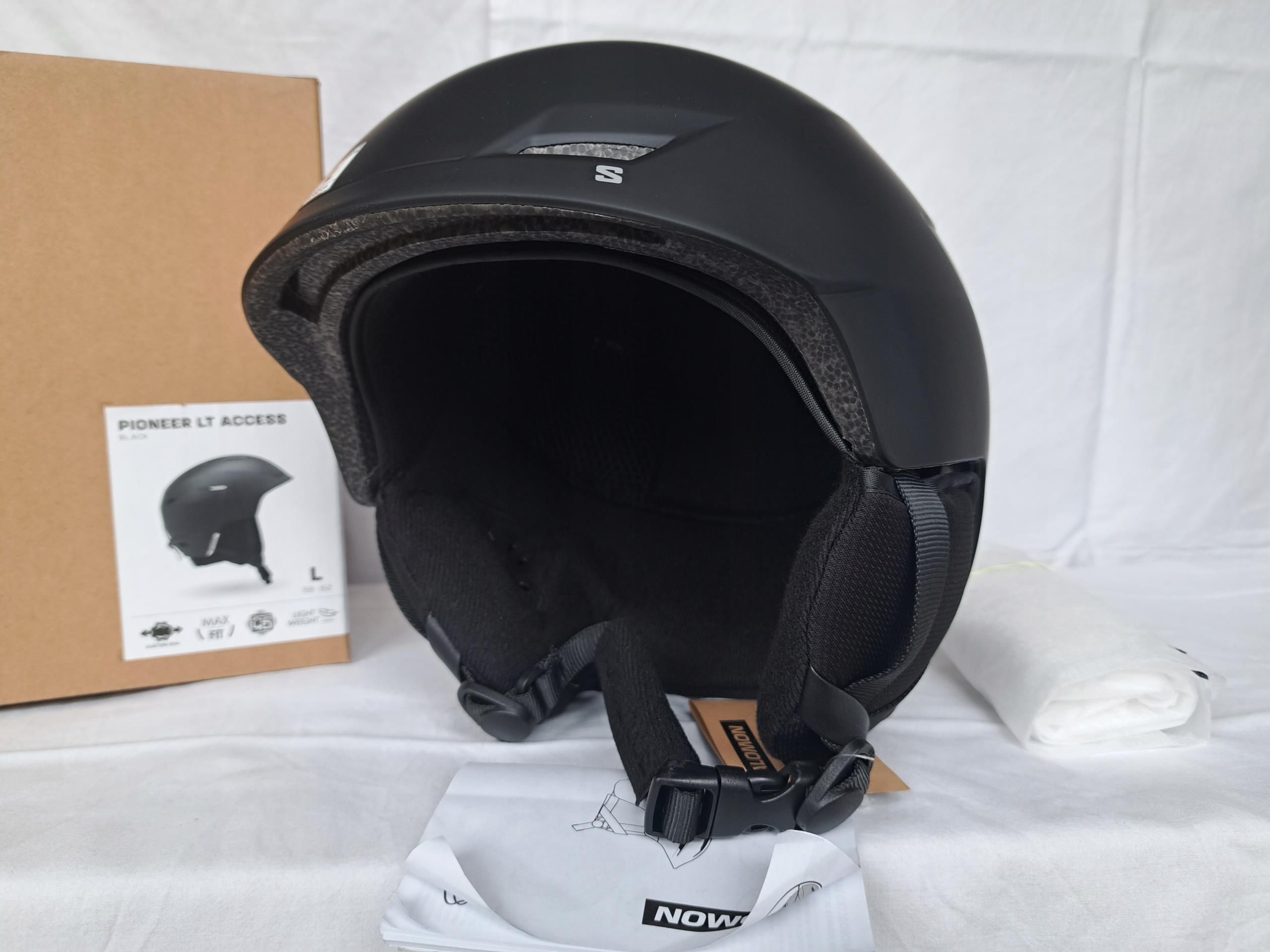 SALOMON PIONEER LT ACCESS ブラック L Kask narciarski Salomon Pioneer LT Access black (L41199300