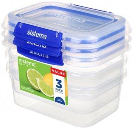 Sistema Rectangle Klip It Plus 3 Pack 1L (881613)