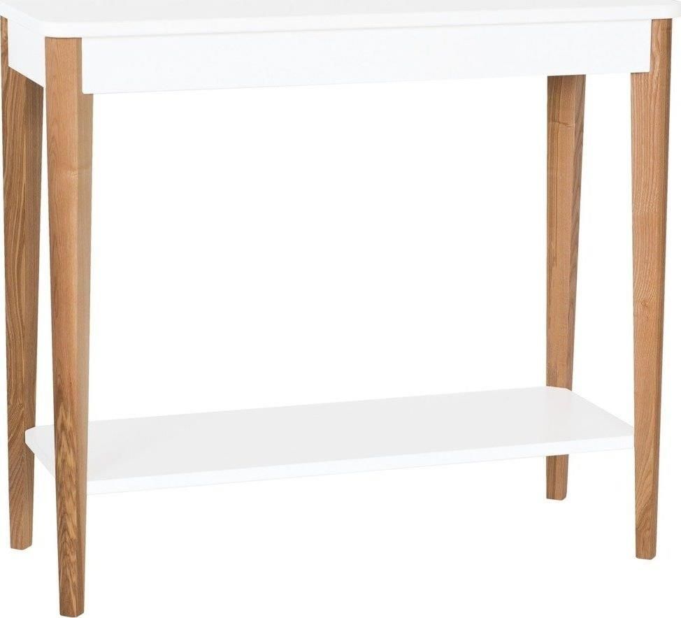 Tavolo Consolle In Frassino Massello, 85x35 Cm, Colore Verde Fugace – RAGABA ASHME - 2