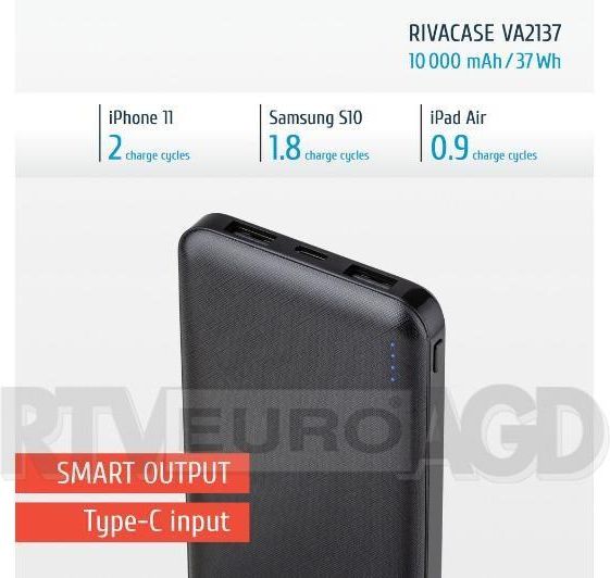 Powerbank Rivacase VA2137 10000 mAh - Opinie i ceny na Ceneo.pl