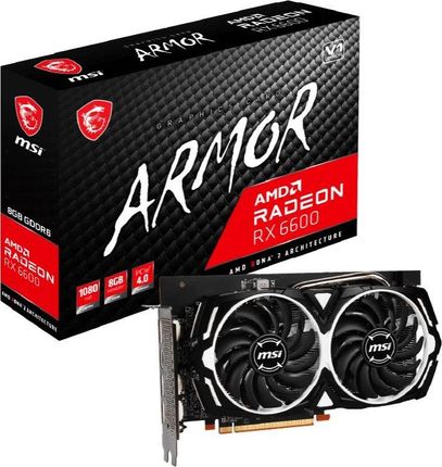 MSI Radeon RX 6600 ARMOR 8GB GDDR6