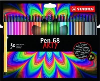 Stabilo Flamastry Pen 68 Arty 30 Kolorów