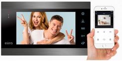 Eura-Tech Monitor EuraVda-00C5 Czarny Lcd 7'' Ahd Wifi Pamięć Obrazów (C53A100)