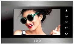 Eura-Tech Monitor EuraVda-01C5 Czarny Lcd 7'' Ahd Pamięć Obrazów (C53A102)