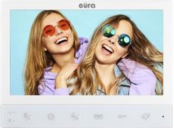 Eura-Tech Monitor EuraVda-02C5 Biały Lcd 7'' Fhd Obsługa 2 Wejść (C53A105)
