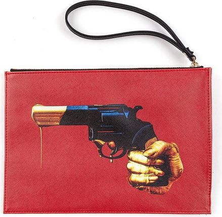 SELETTI TOREBKA TOILETPAPER REVOLVER PŁASKA 28 CM Z UCHWYTEM