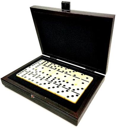Ekskluzywne Domino w pudełku z drewna 