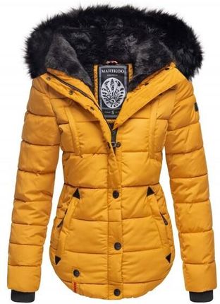 Damska kurtka zimowa Marikoo LOTUBLUTE, żółta - Rozmiar:XL