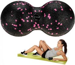 Zdjęcie Aqua-Sport Duoball Wałek Do Masażu Roller Fitness Ball Piłka Black-Pink Czarny Różowy - Koprzywnica