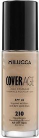 Milucca Coverage Foundation 210 Podkład Kryjący Do Twarzy 30 ml