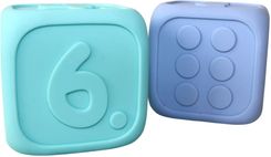 Jellystone Designs Designs Kostki Edukacyjne My First Dice Błękitny I Miętowy