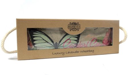 Ancient Wisdom Luksusowa torba na pszenicę lawendową w pudełku - Butterfly & Roses