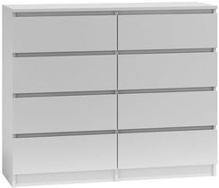 Zdjęcie Top E Shop M8 Malwa Komoda 120Cm 8 Szuflad Biały 30384 - Blachownia