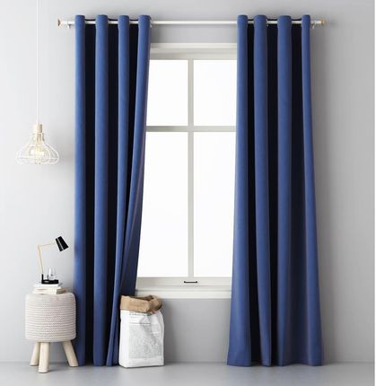 ROOM99 Aura Gordijn met plooiband, 140 x 240 cm breed x hoogte, verduisterend, schuifgordijnen, decoratief, modern gordijn, woonkamer, slaapkamer, donkergrijs, 1 stuks