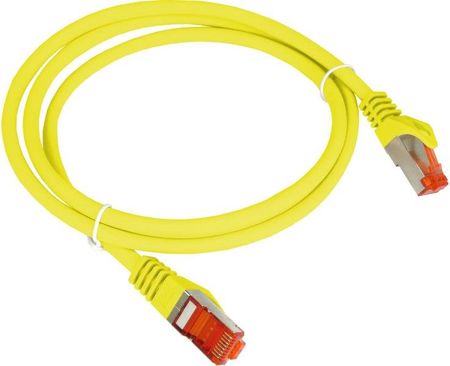 Patch-cord S/FTP kat.6A LSOH 5.0m żółty
