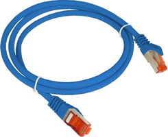 Patch-cord F/UTP kat.6 PVC 0.25m niebieski