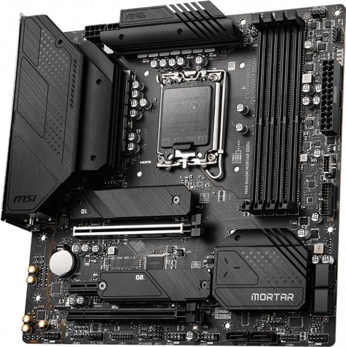MSI MAG B660M MORTAR DDR4 - zdjęcie 1 MSI MAG B660M MORTAR DDR4