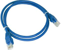 Patch-cord U/UTP kat.6A LSOH 3.0m niebieski