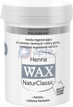 PILOMAX WAX HENNA TREATMENT odżywczy wosk do włosów 240 g