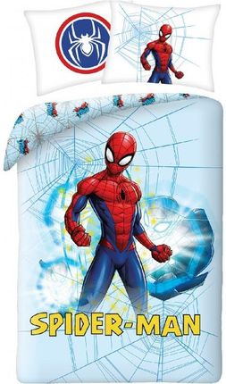 Spiderman Pościel Dla Dzieci Bawełniana 140X200+70X90Cm