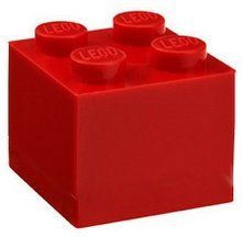 Plast Team Pojemnik Na Klocki Lego Czerwony 4003
