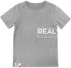 Zdjęcie Real Wear T Shirt Front Back Grey - Mińsk Mazowiecki