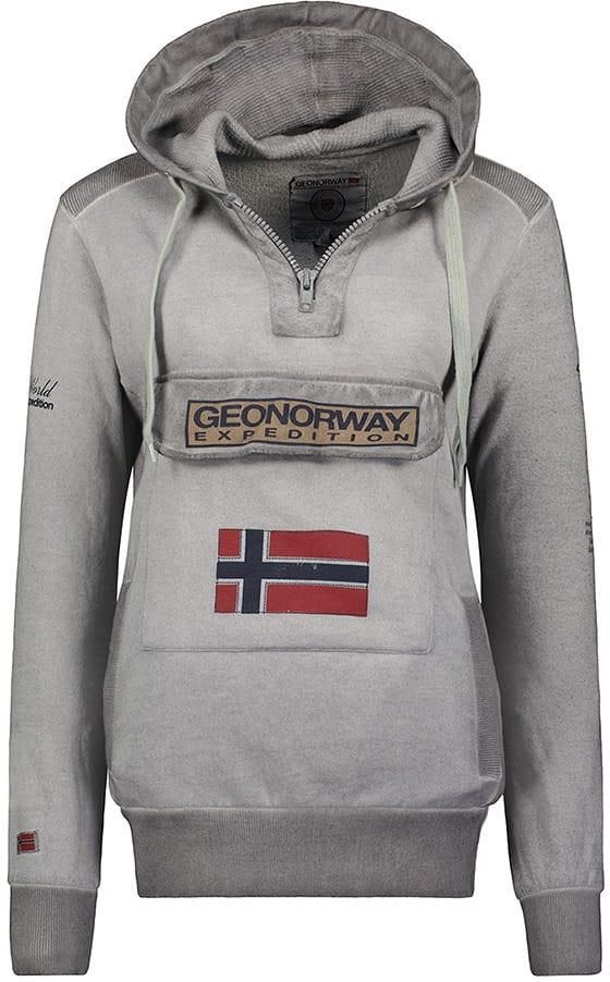 Sweat Homme Geographical Norway Gymclass Color Fluo Vert Green - Prêt-à-Porter